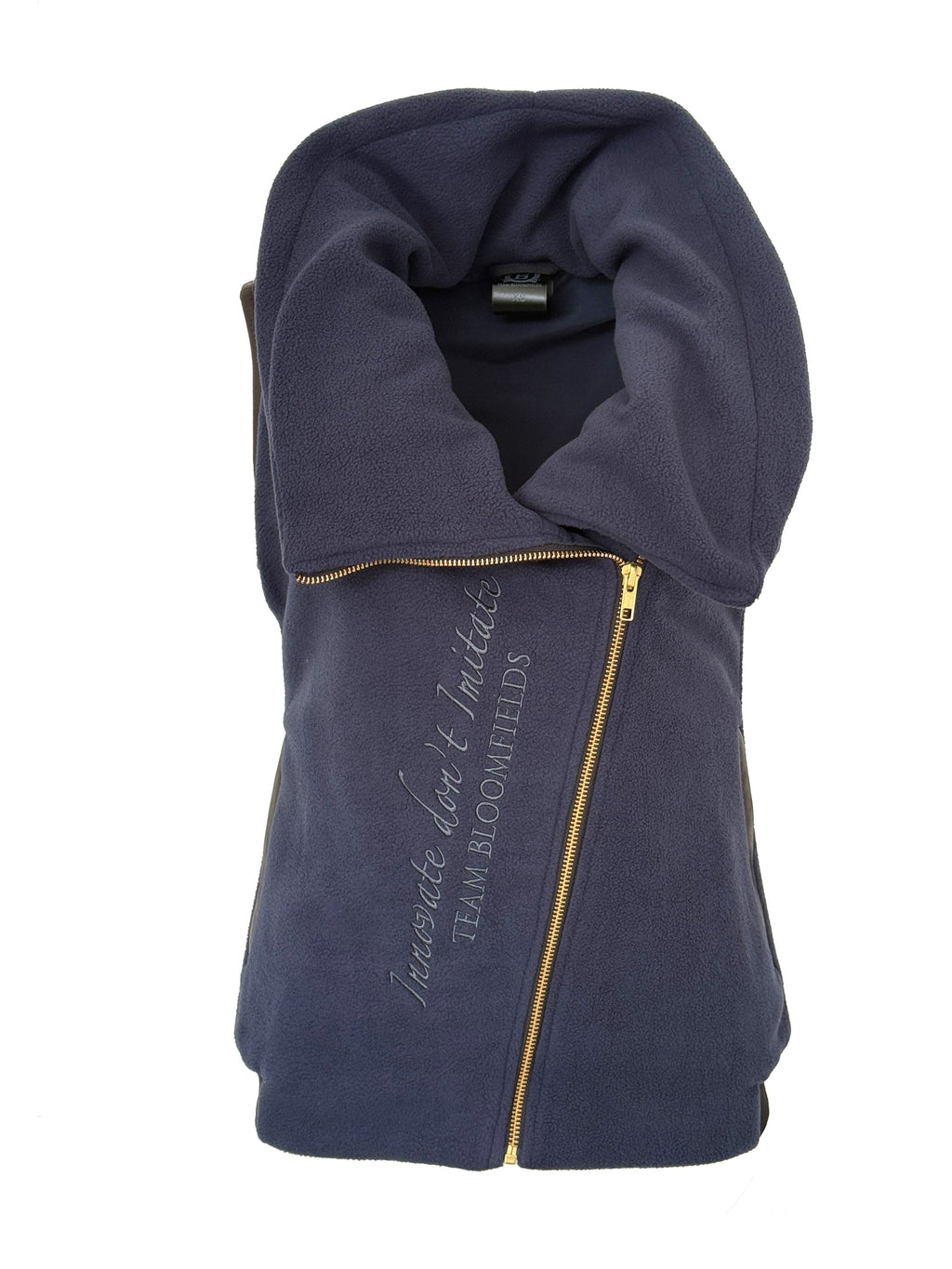 Kids Sienna Navy Country Fleece Gilet