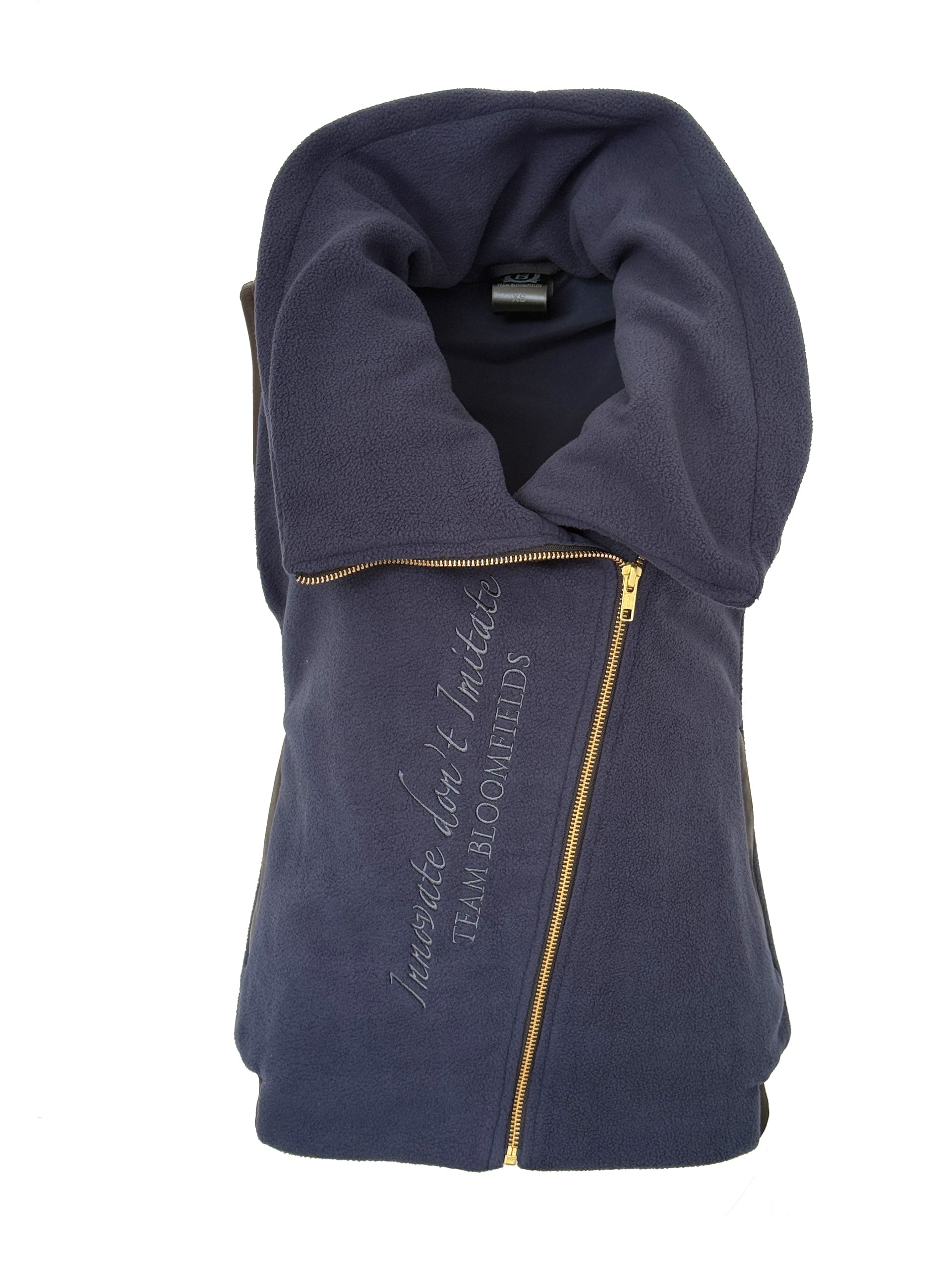 Kids Sienna Navy Country Fleece Gilet