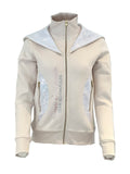 Arabella Winter White Double Collar Hoodie