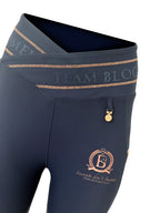 Celeste Navy Crystal Leggings