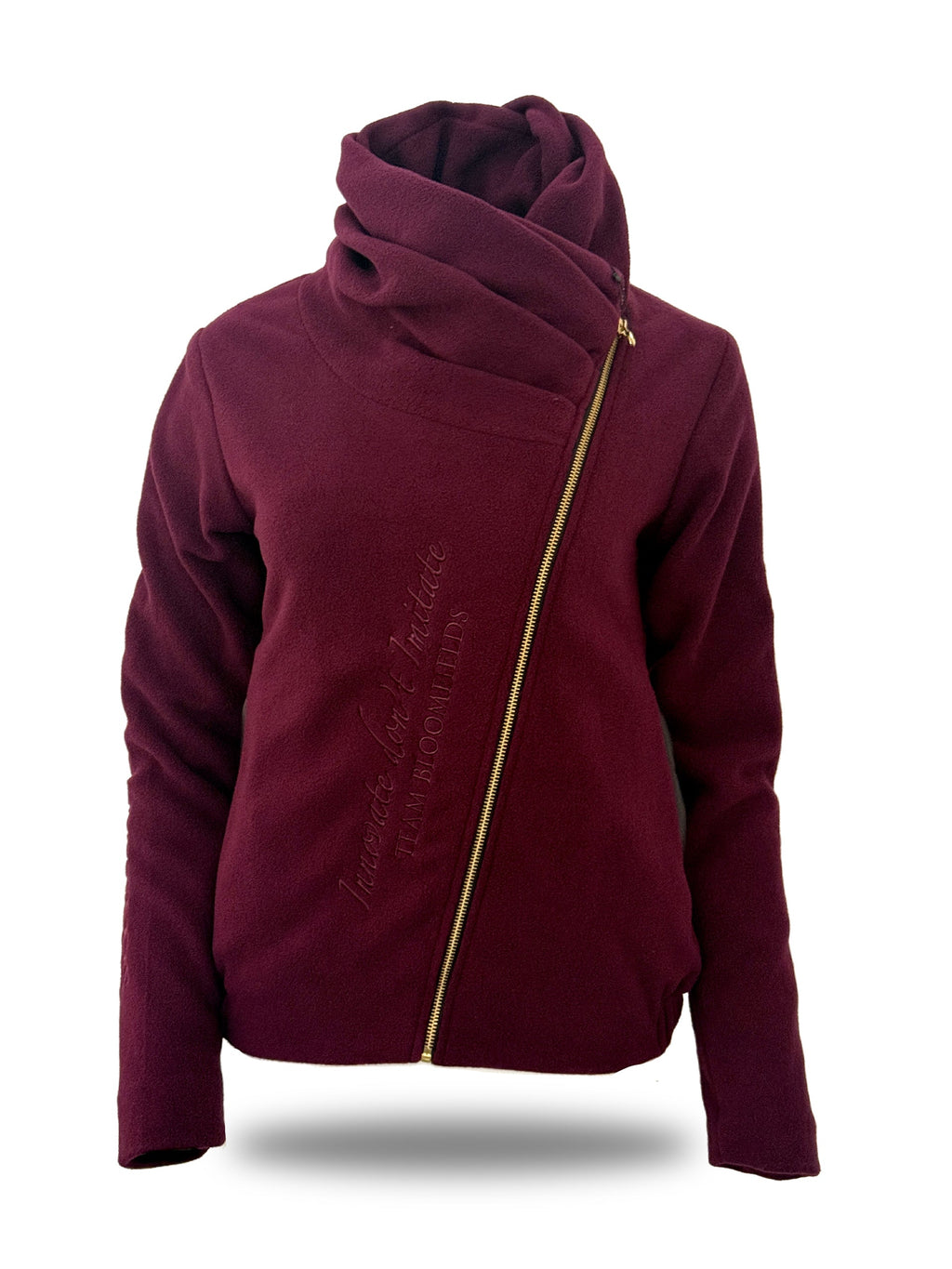 Selena Mulberry Fleece Jacket