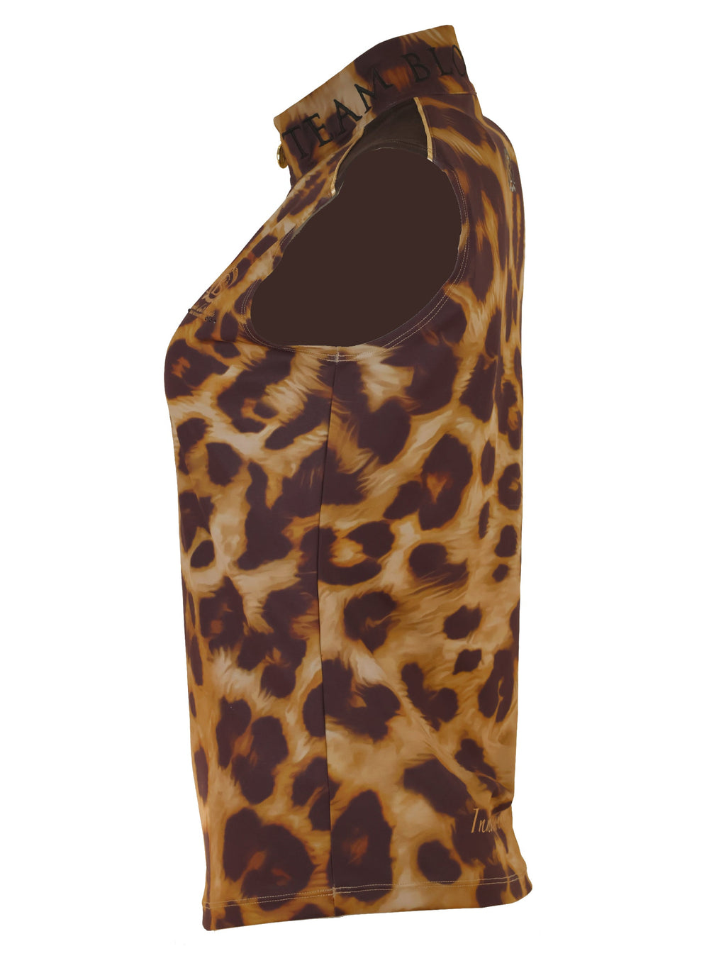 Kids Leopard Print Sleeveless Base Layer