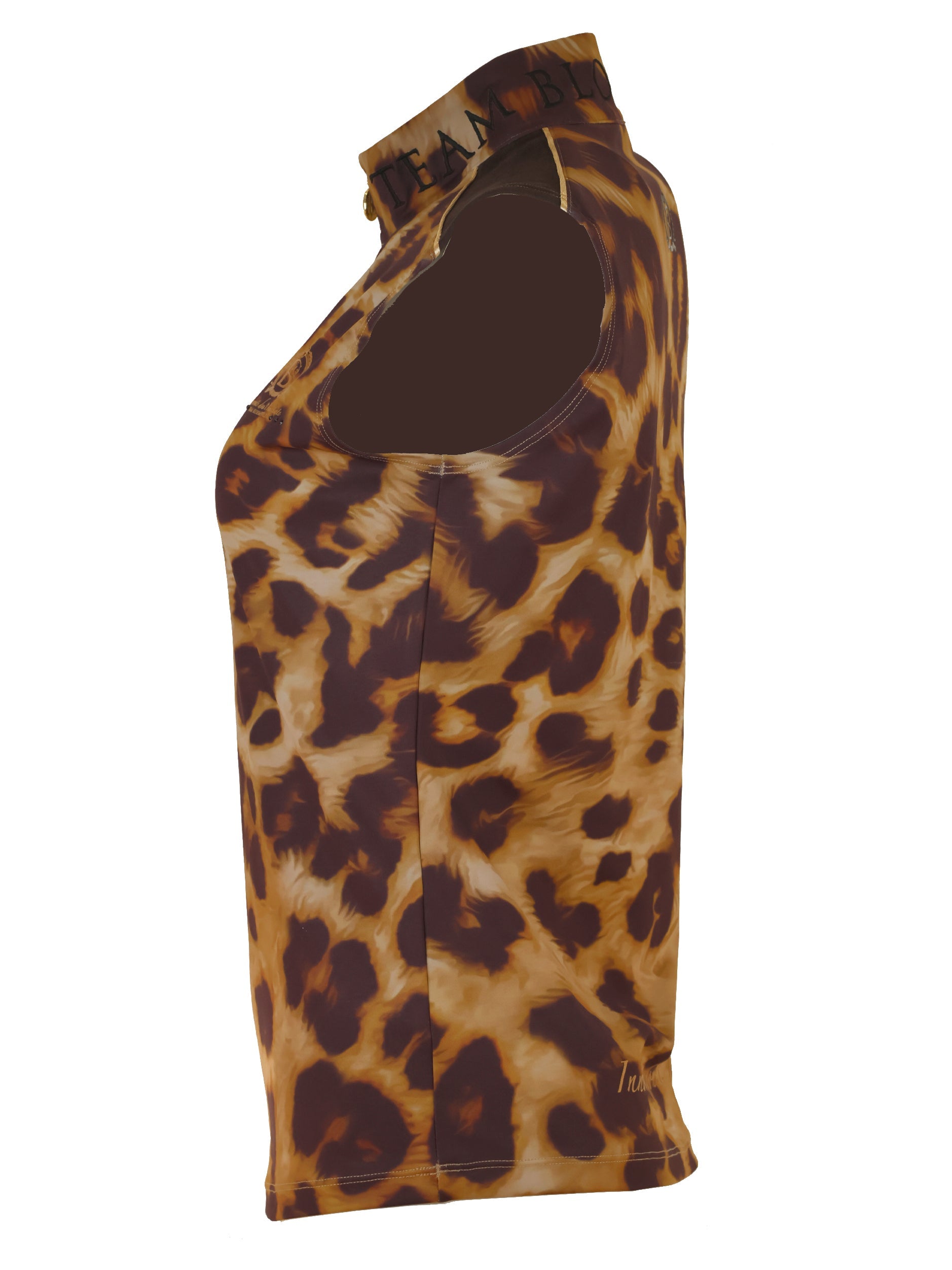 Kids Leopard Print Sleeveless Base Layer