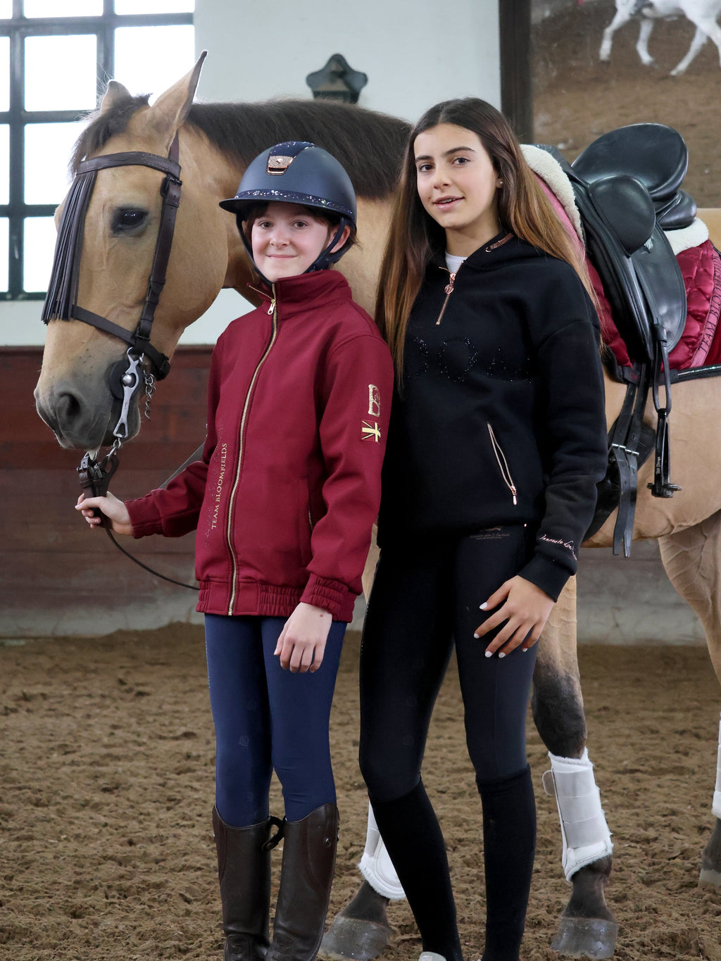 Kids Felicity Burgundy Showerproof Jacket