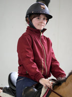 Kids Felicity Burgundy Showerproof Jacket