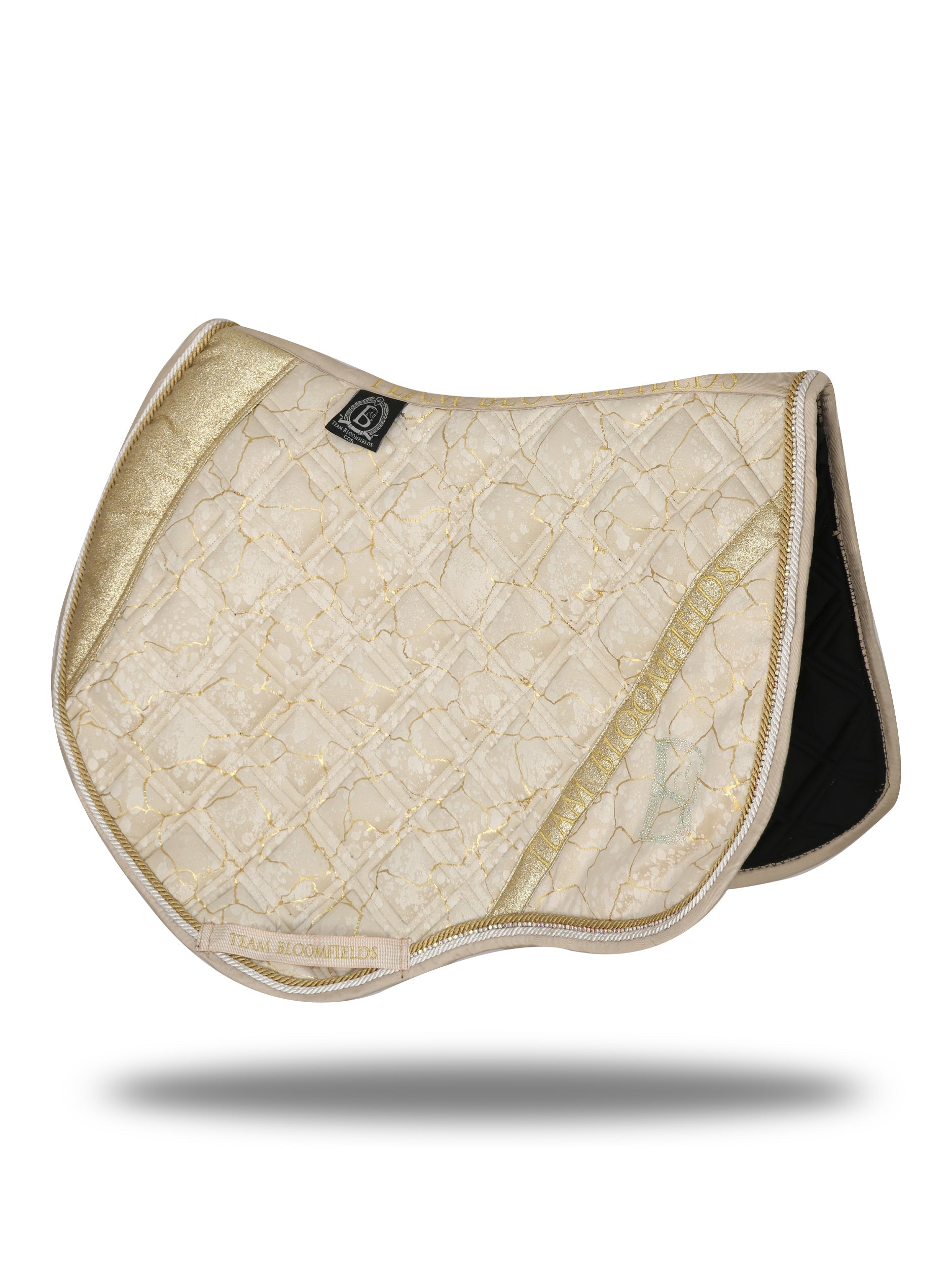 Saddle Pad - Electra Cream and Gold Jump
