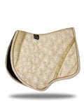 Saddle Pad - Electra Cream and Gold Jump