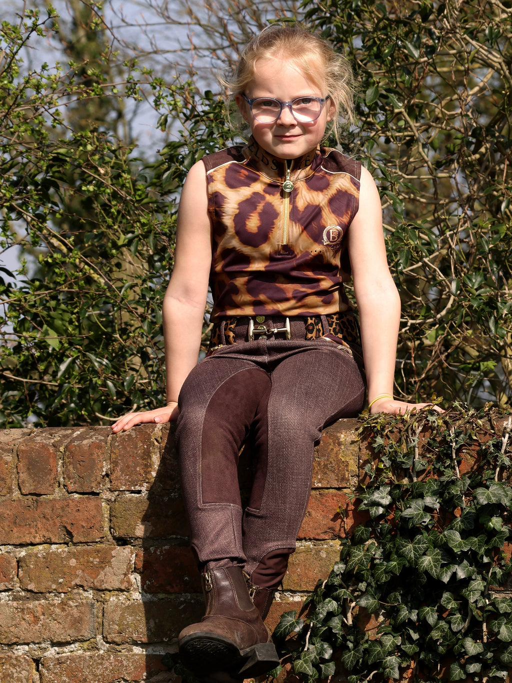 Kids Leopard & Brown Breeches