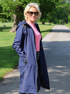 Faye Navy Long Coat