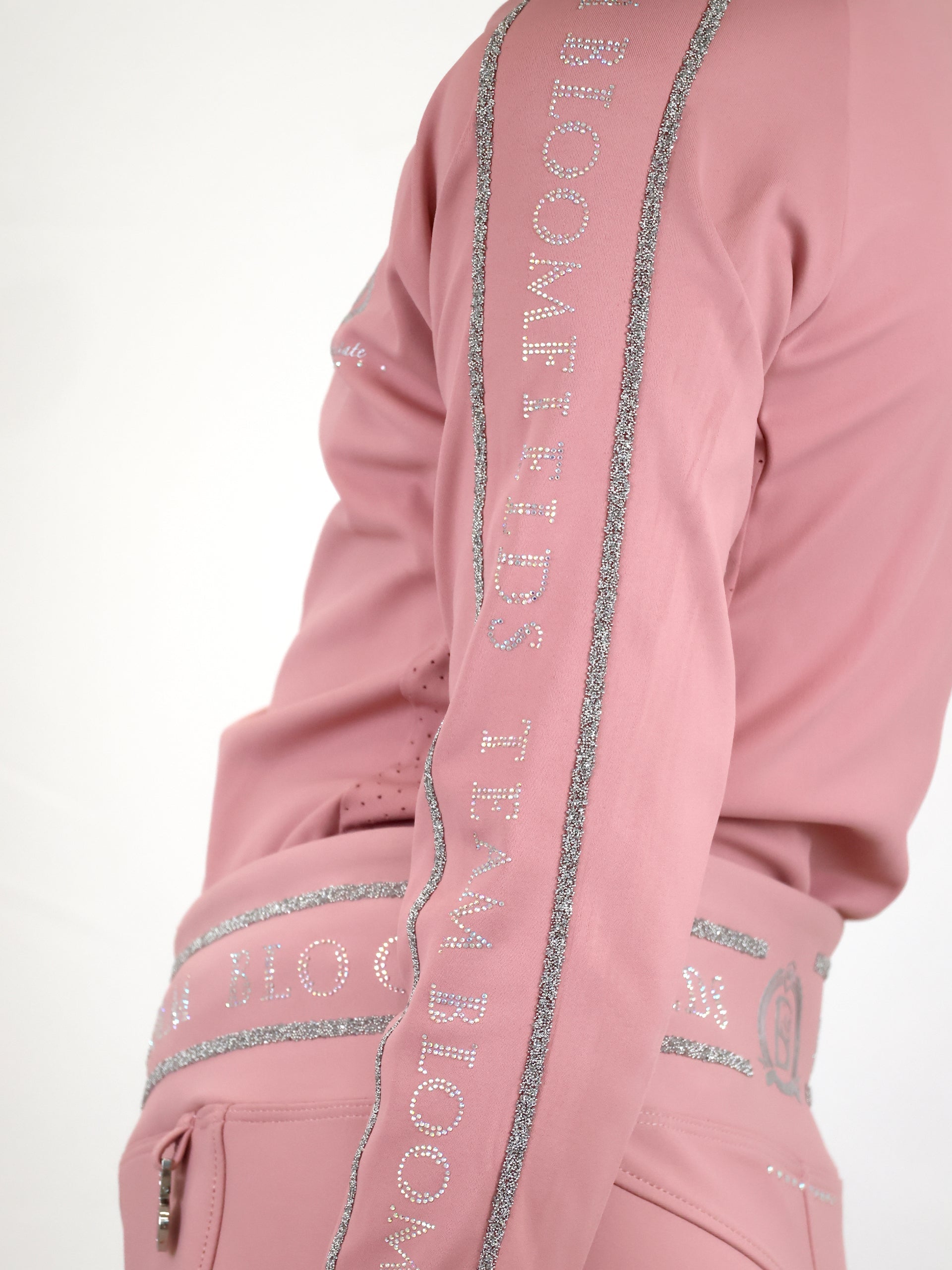 Kids Chloe Pink Crystal Base Layer With Long Sleeves