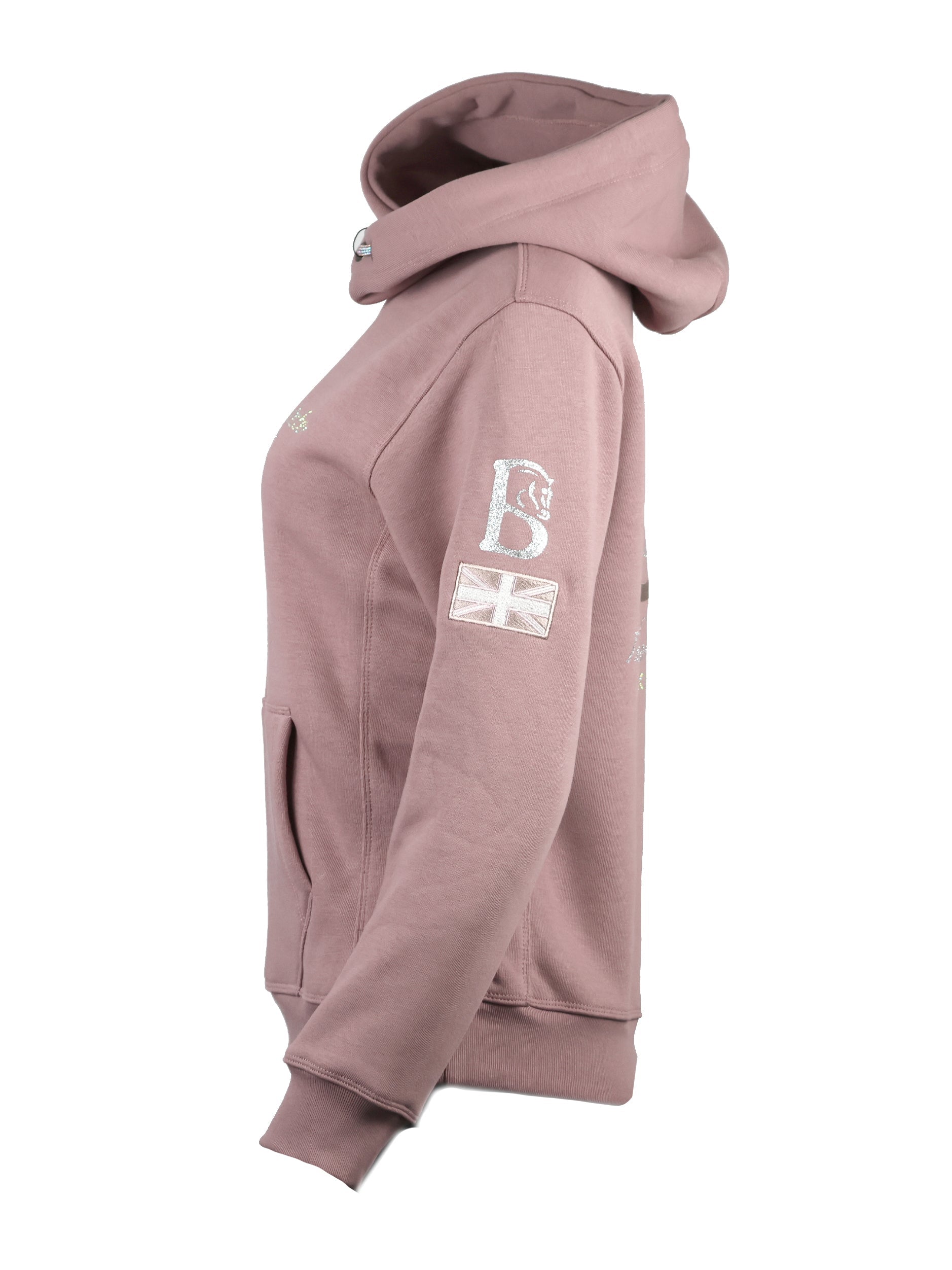 Amelia Heather Cross Necked Hoodie
