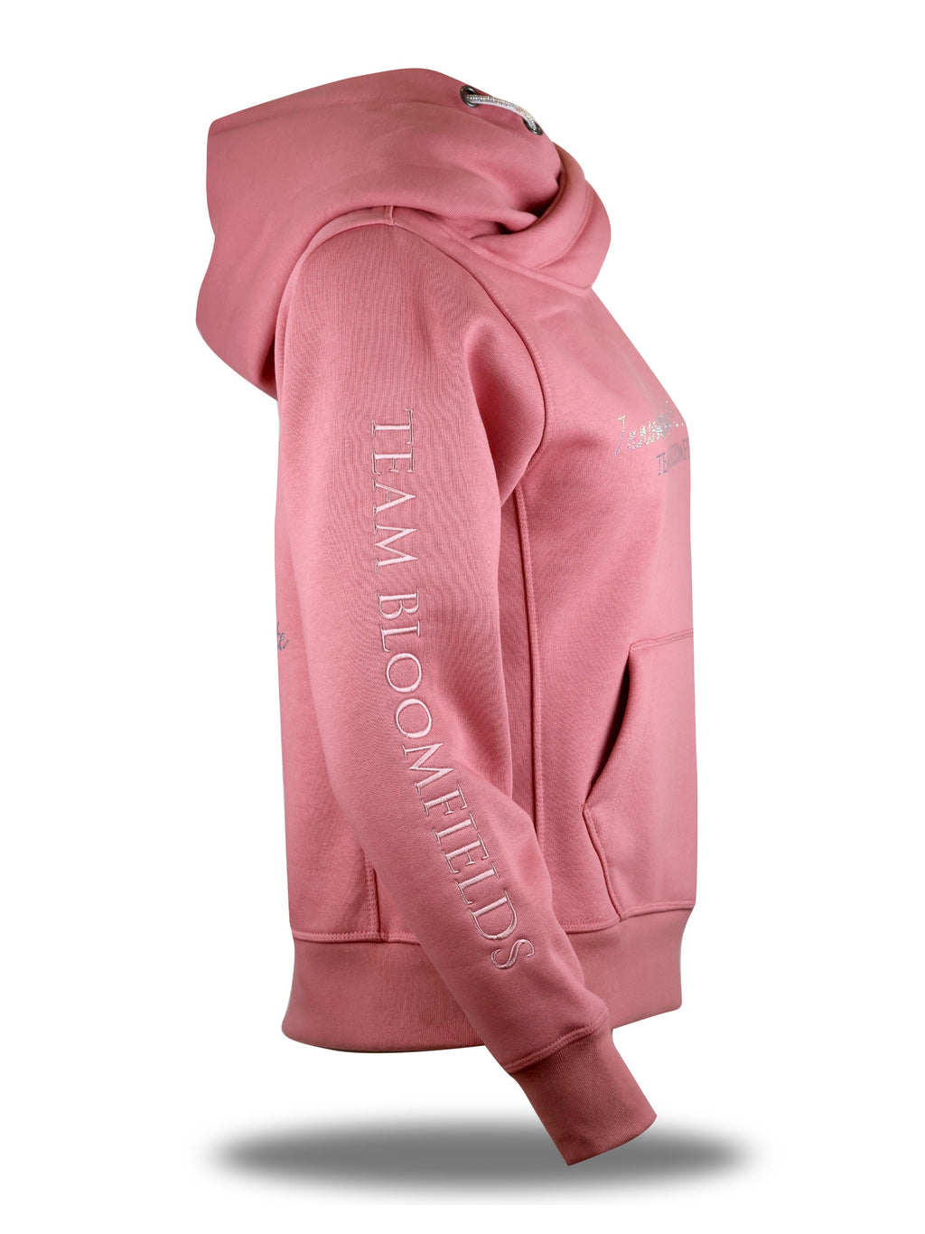 Amelia Apricot Cross Necked Hoodie