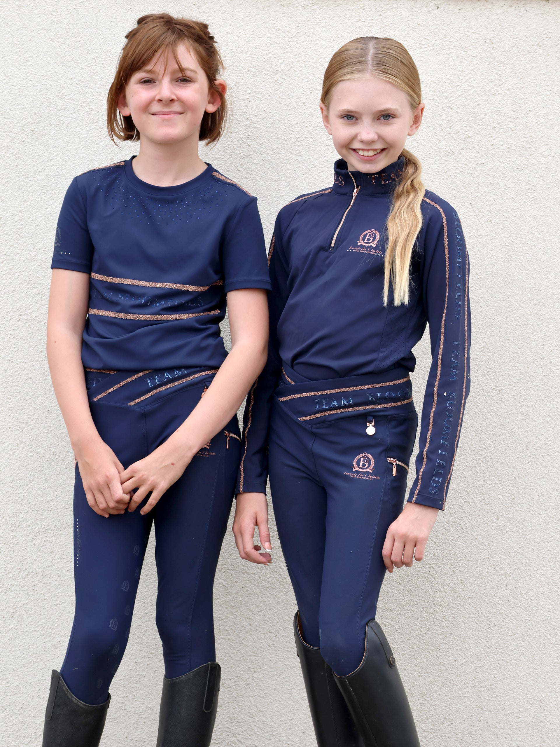 Kids Callie Navy Crystal T-Shirt