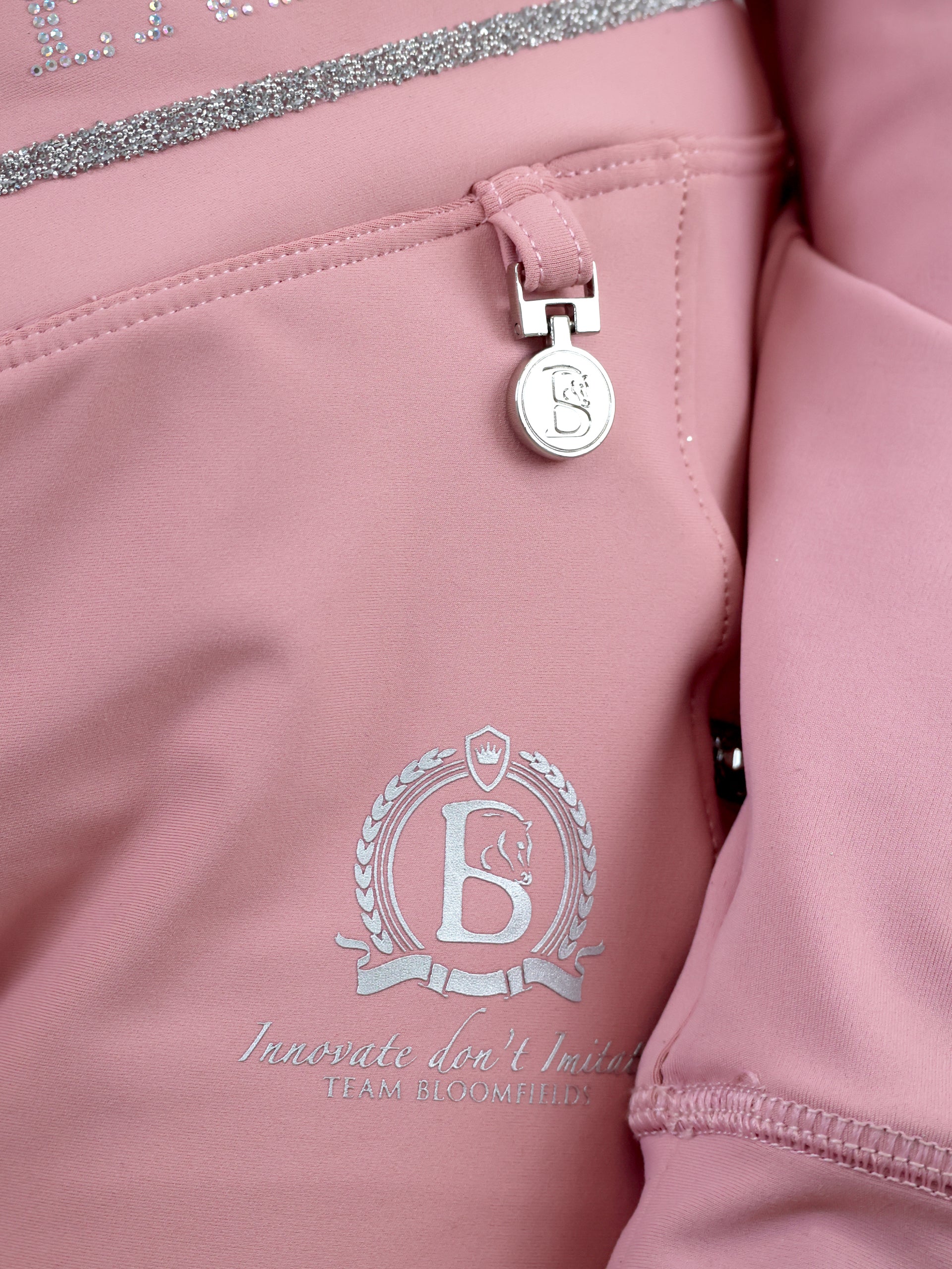 Kids Glimmer Pink Base Layer With Long Sleeves