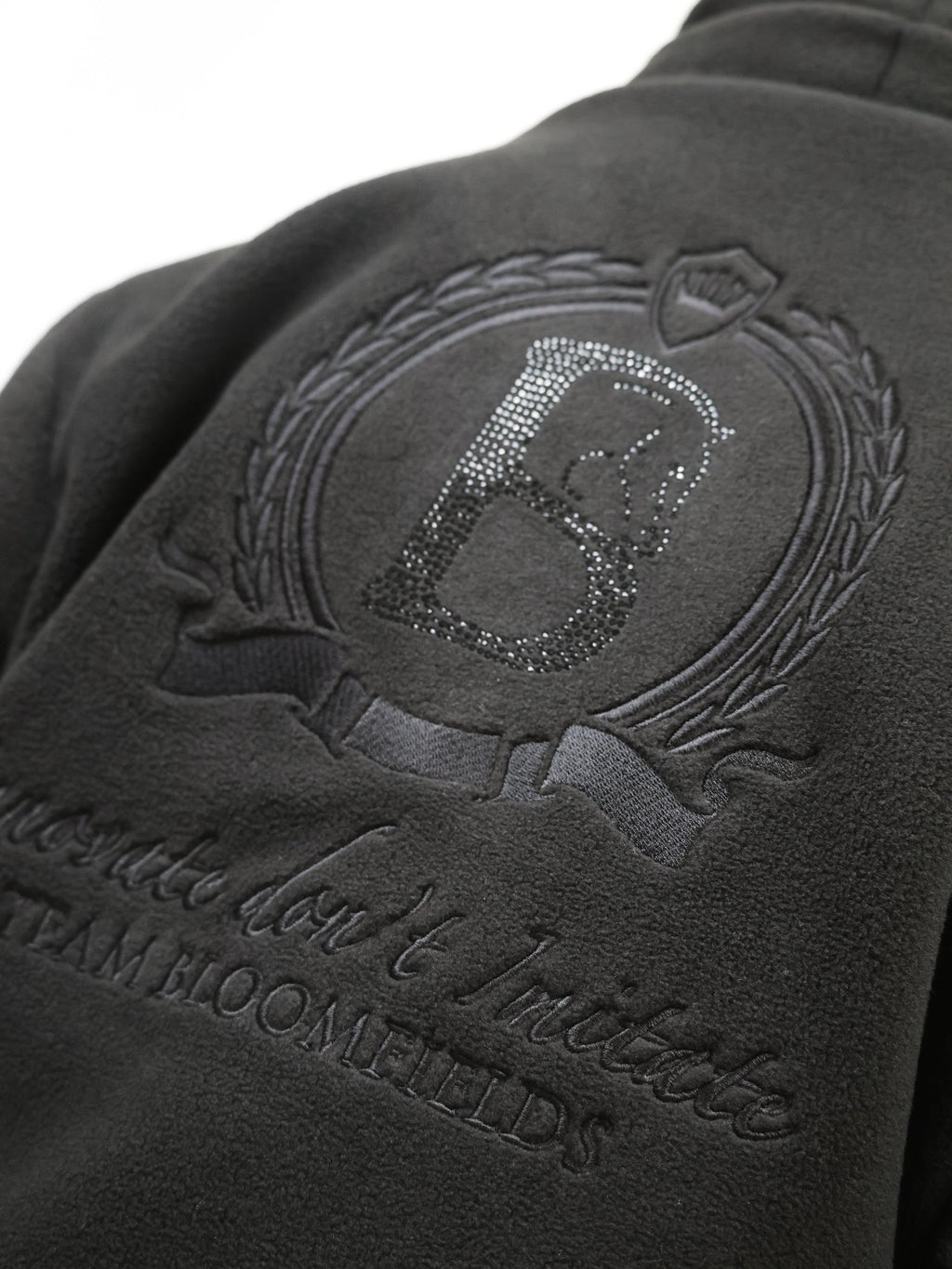 Selena Black Fleece Jacket