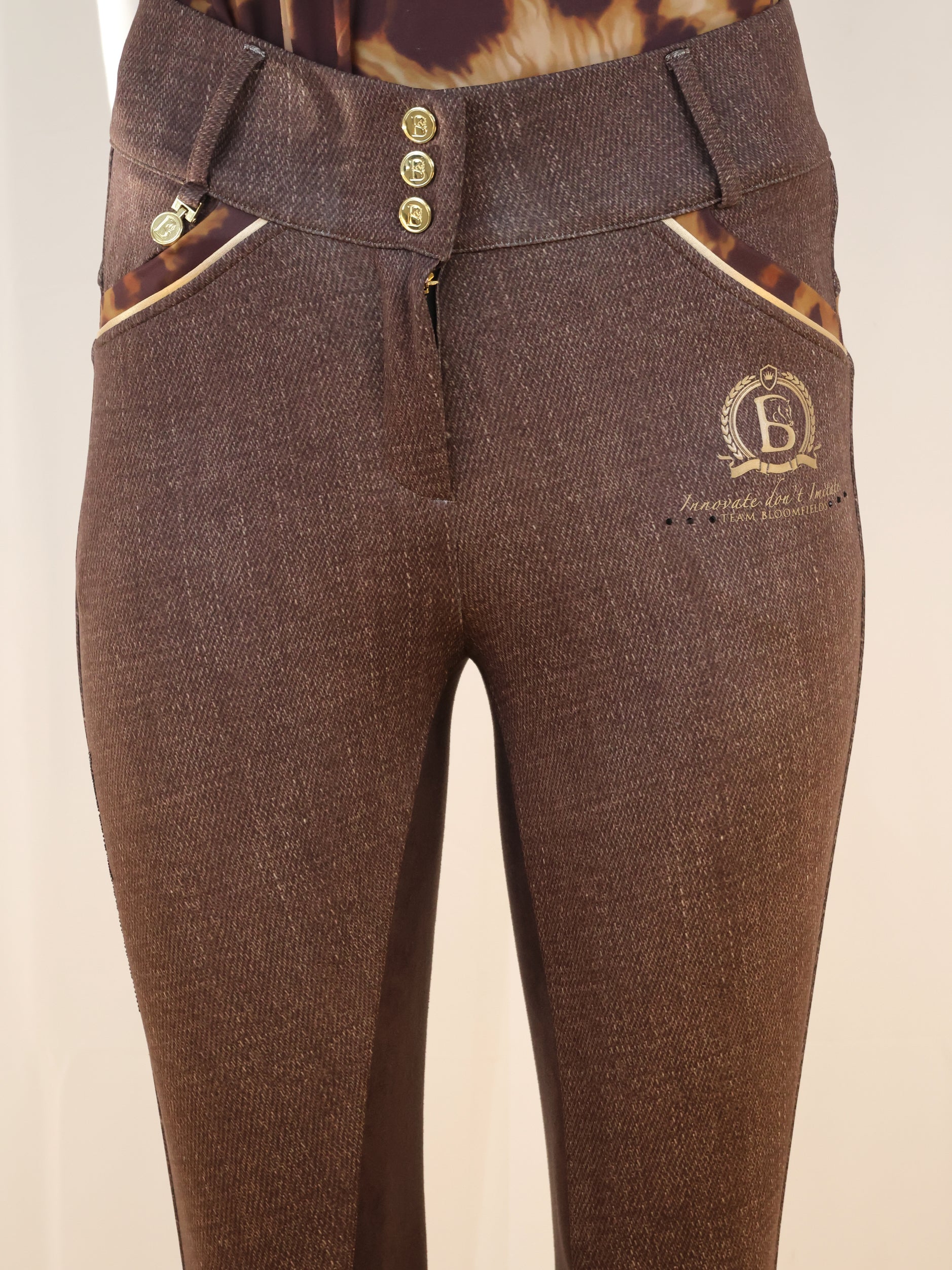 Kids Leopard & Brown Breeches