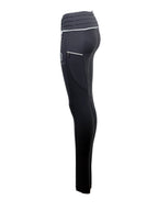 Maya Pleated Grey Leggings