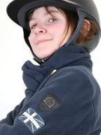 Kids Selena Navy Fleece Jacket