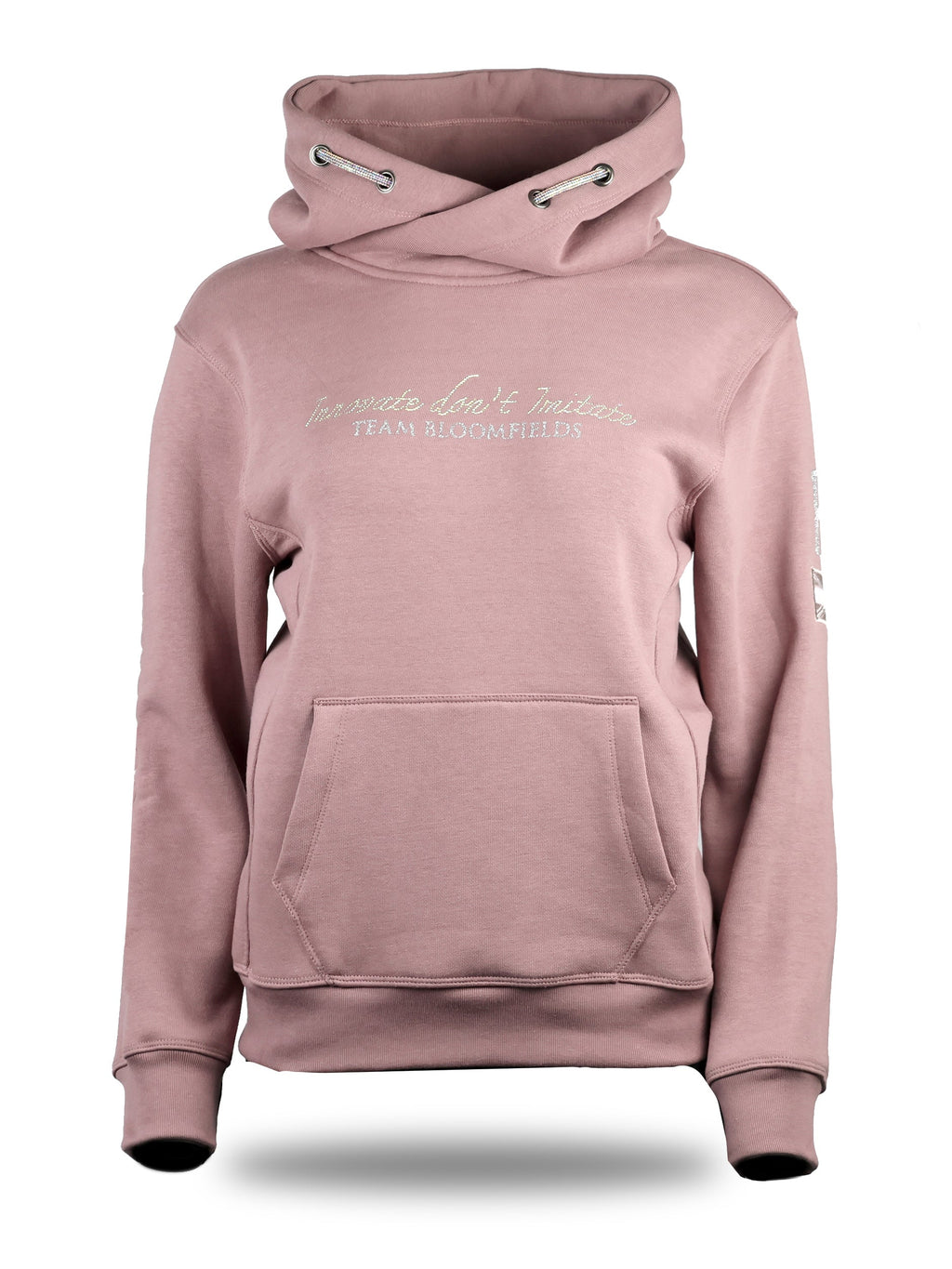 Amelia Heather Cross Necked Hoodie