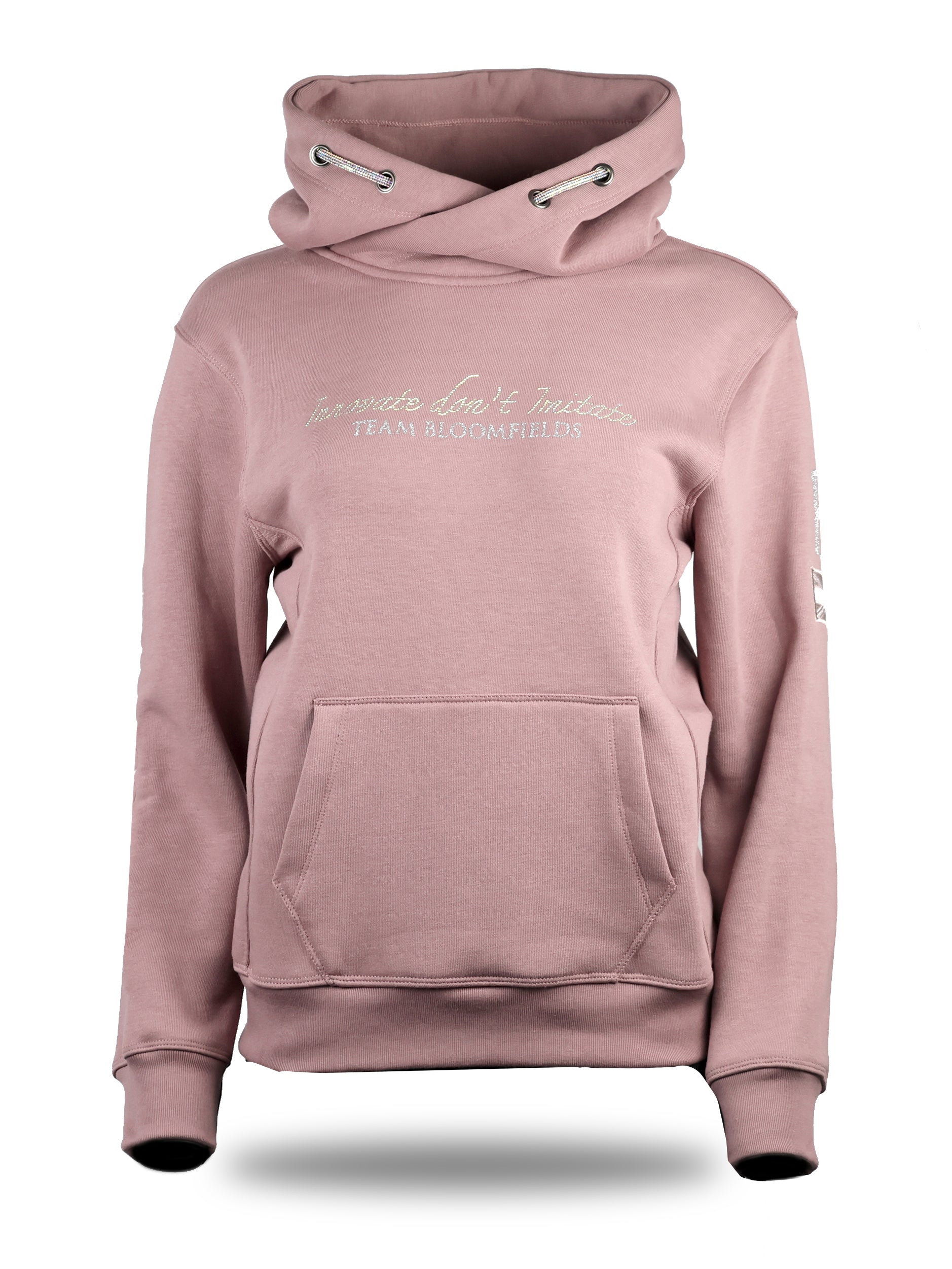 Amelia Heather Cross Necked Hoodie