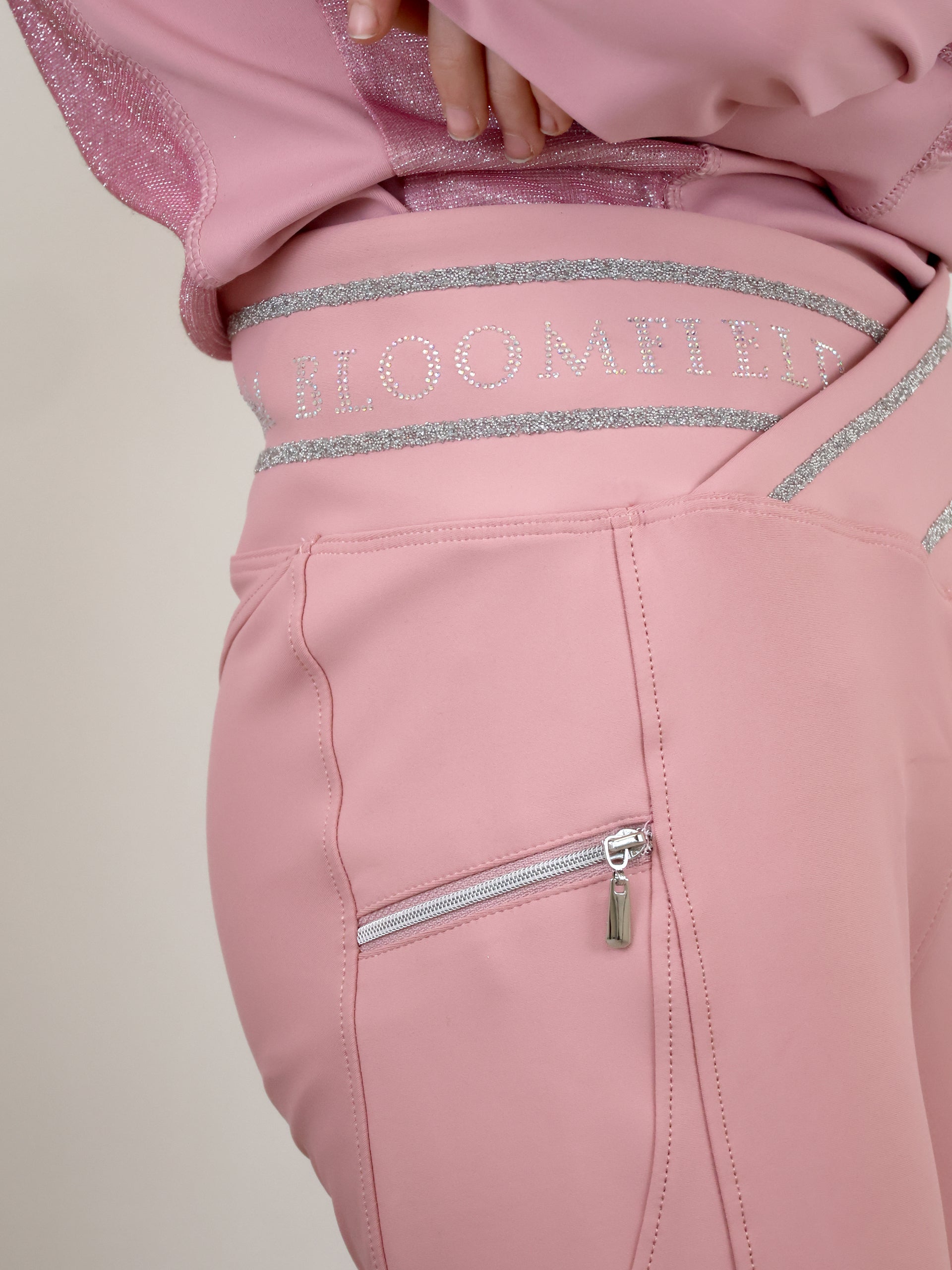 Kids Celeste Pink Crystal leggings