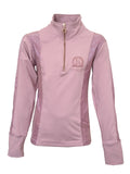 Kids Glimmer Pink Base Layer With Long Sleeves