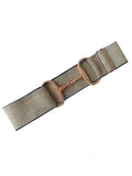 Belt - Metallic Rose Gold With Diamante Rose Gold Snaffle