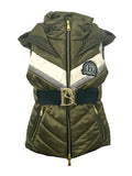 Kids Ella Olive Hooded Gilet