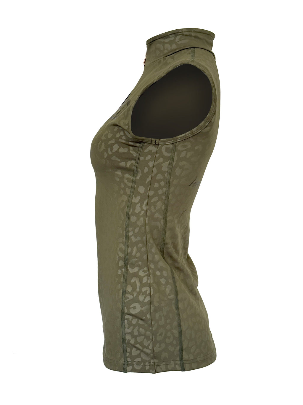 Kids Leonora Olive Sleeveless Base Layer