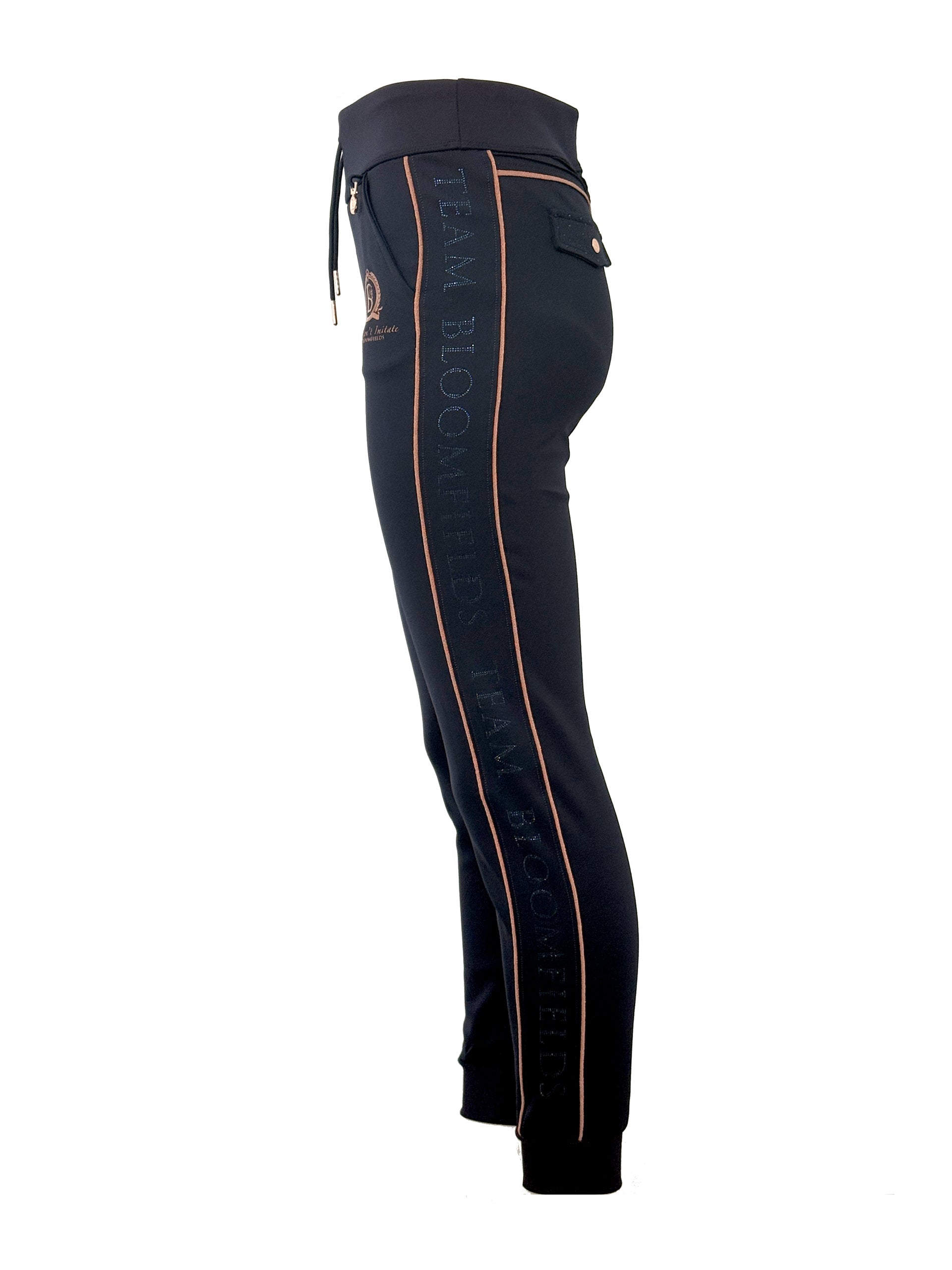 Kids Chelsea Crystal in Navy Lounge Trousers