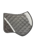 Saddle Pad - Grey & Sparkle White Jump