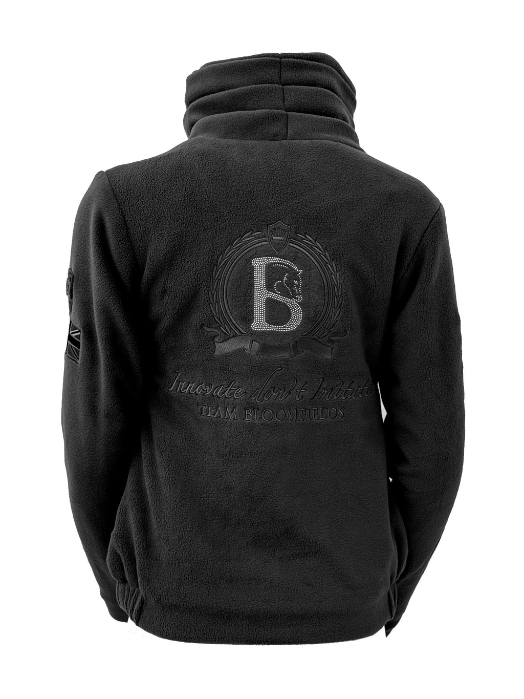 Kids Selena Black Fleece Jacket