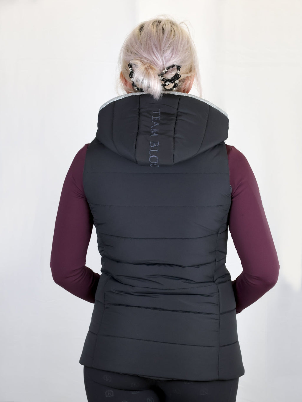 Legacy Dark Grey & Pink Gilet