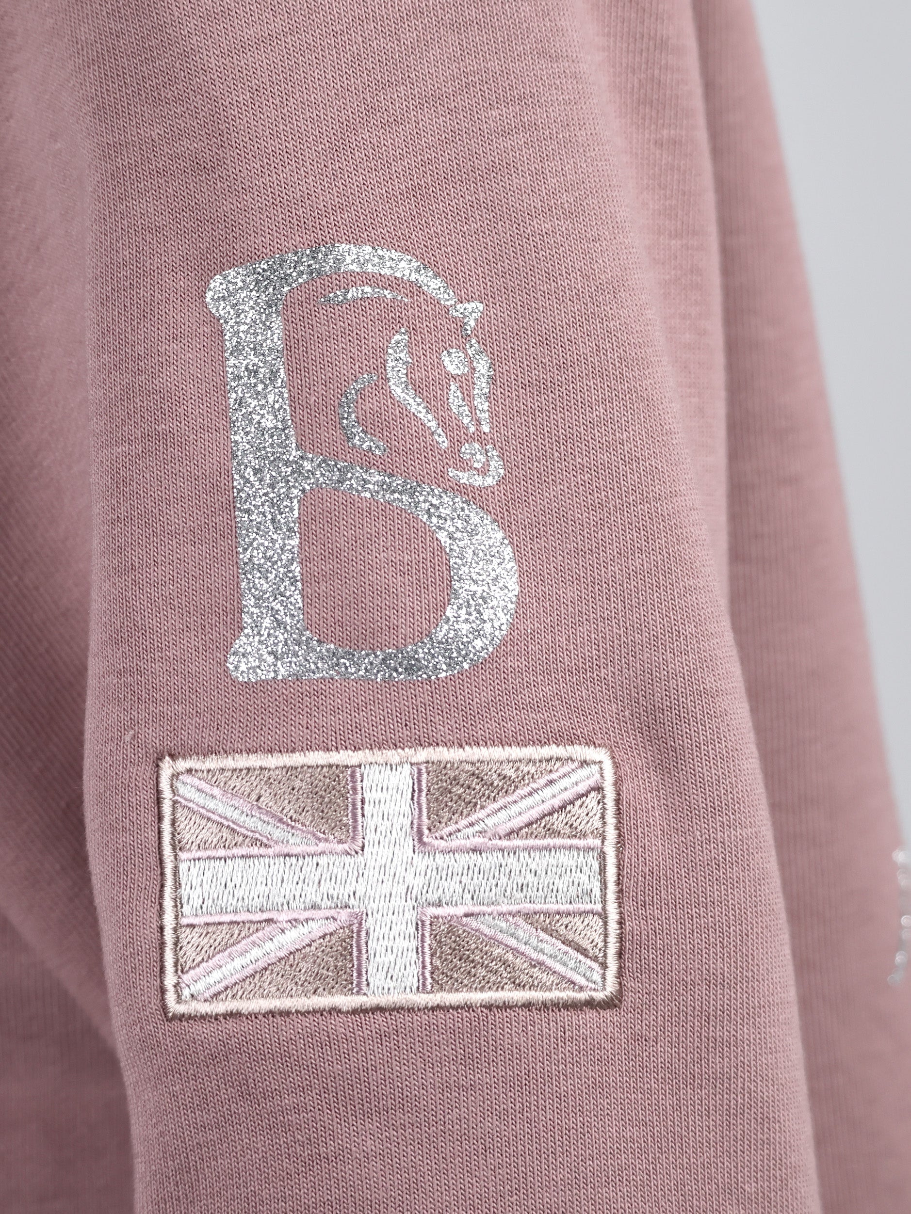 Kids Amelia Heather Cross Necked Hoodie