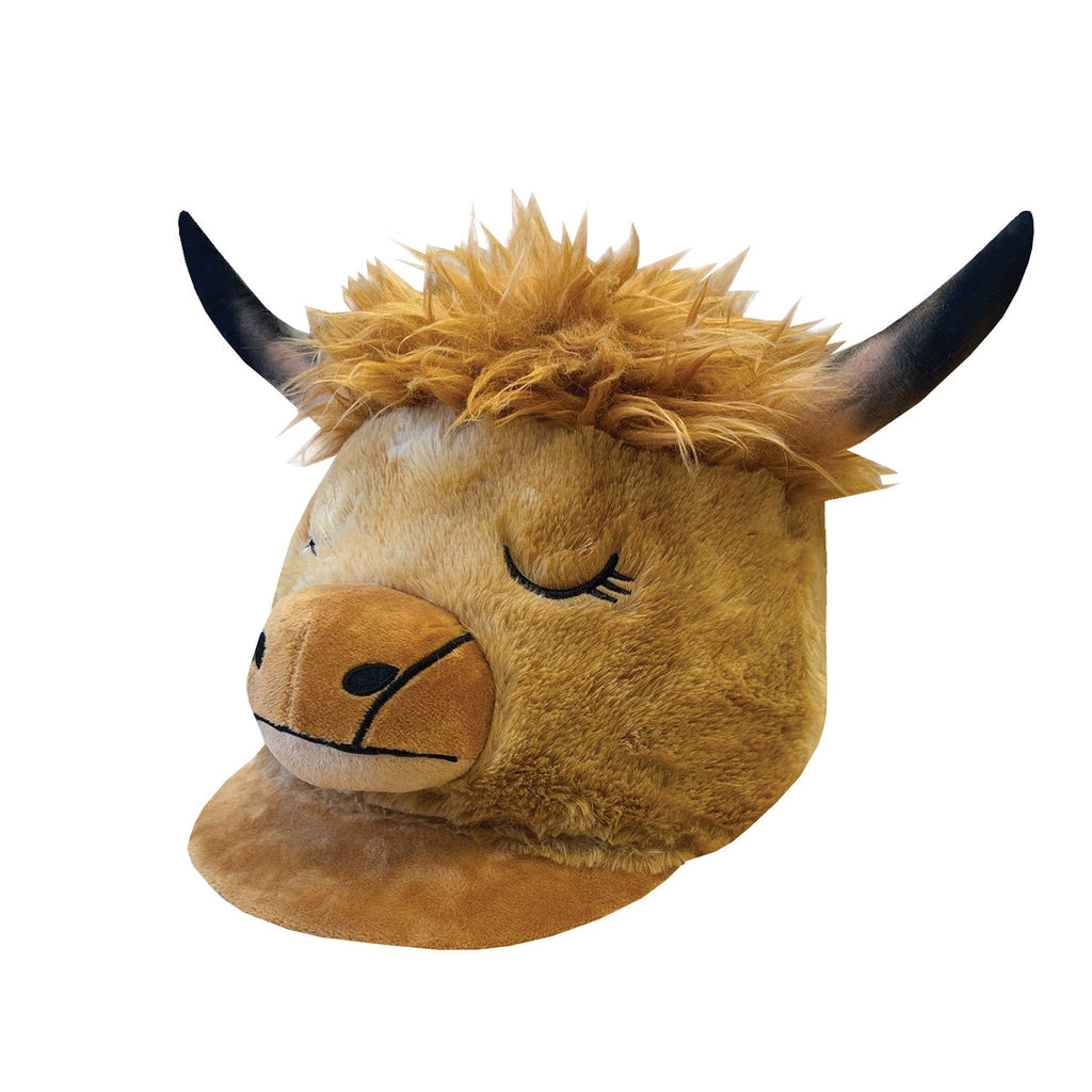Heather Highland Cow Hat Silk