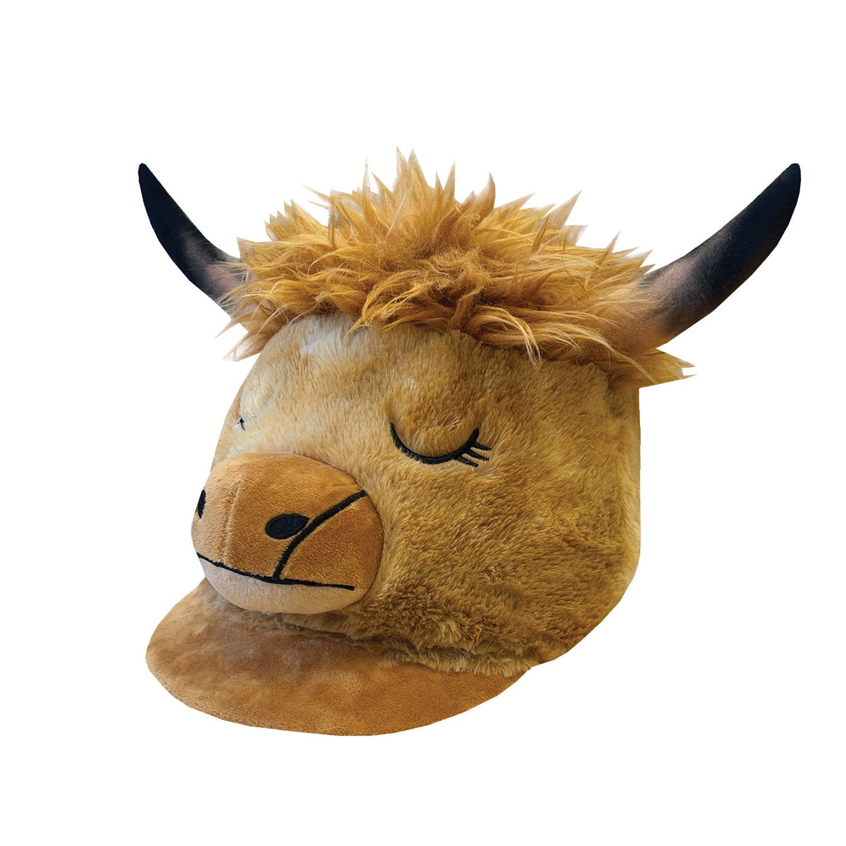 Heather Highland Cow Hat Silk