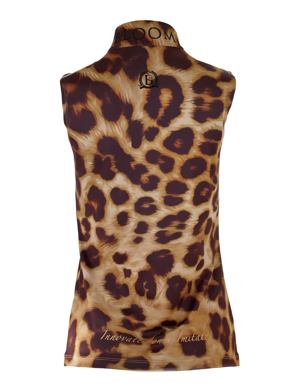 Kids Leopard Print Sleeveless Base Layer