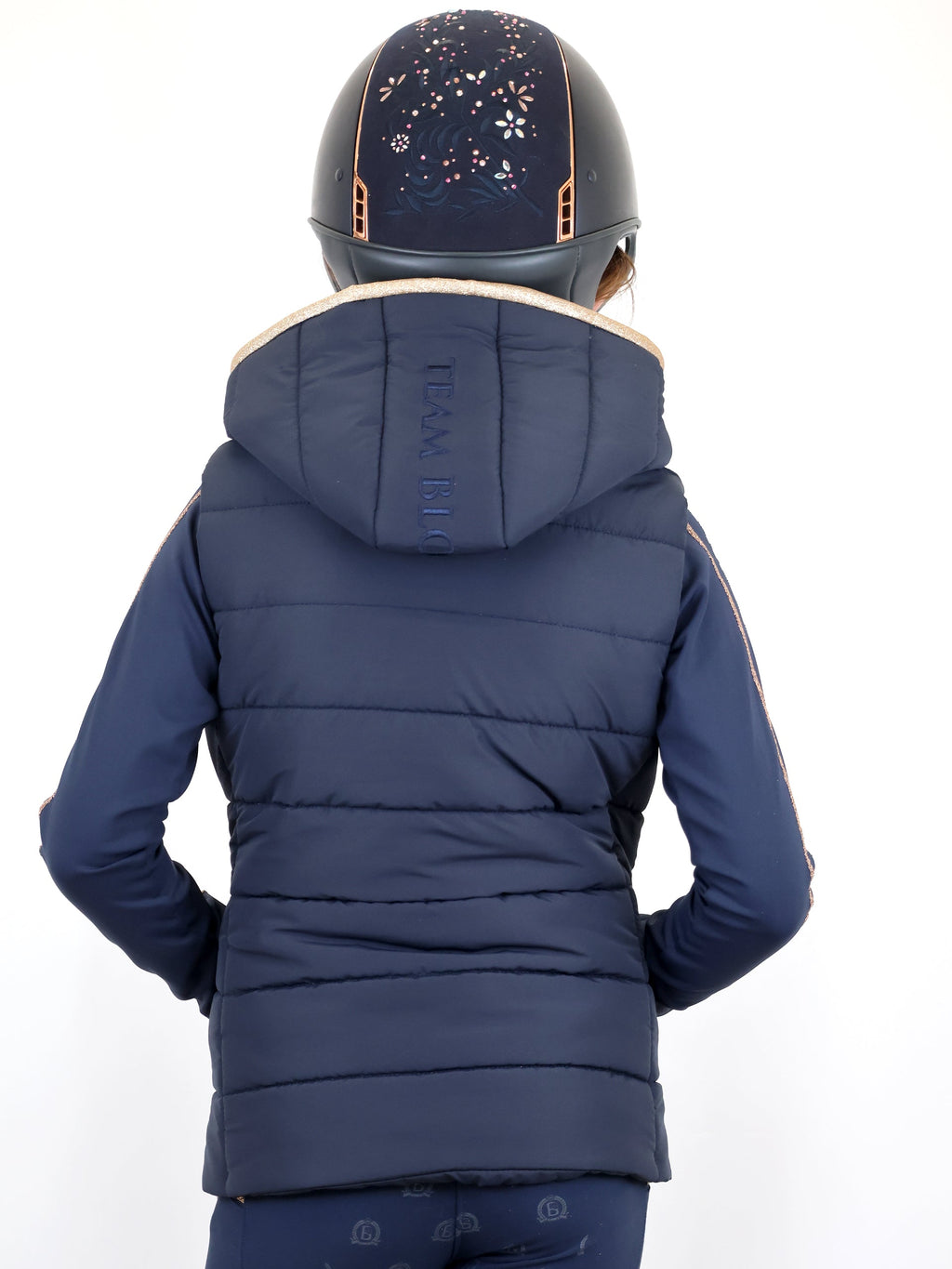 Kids Legacy Navy & Champagne Gilet