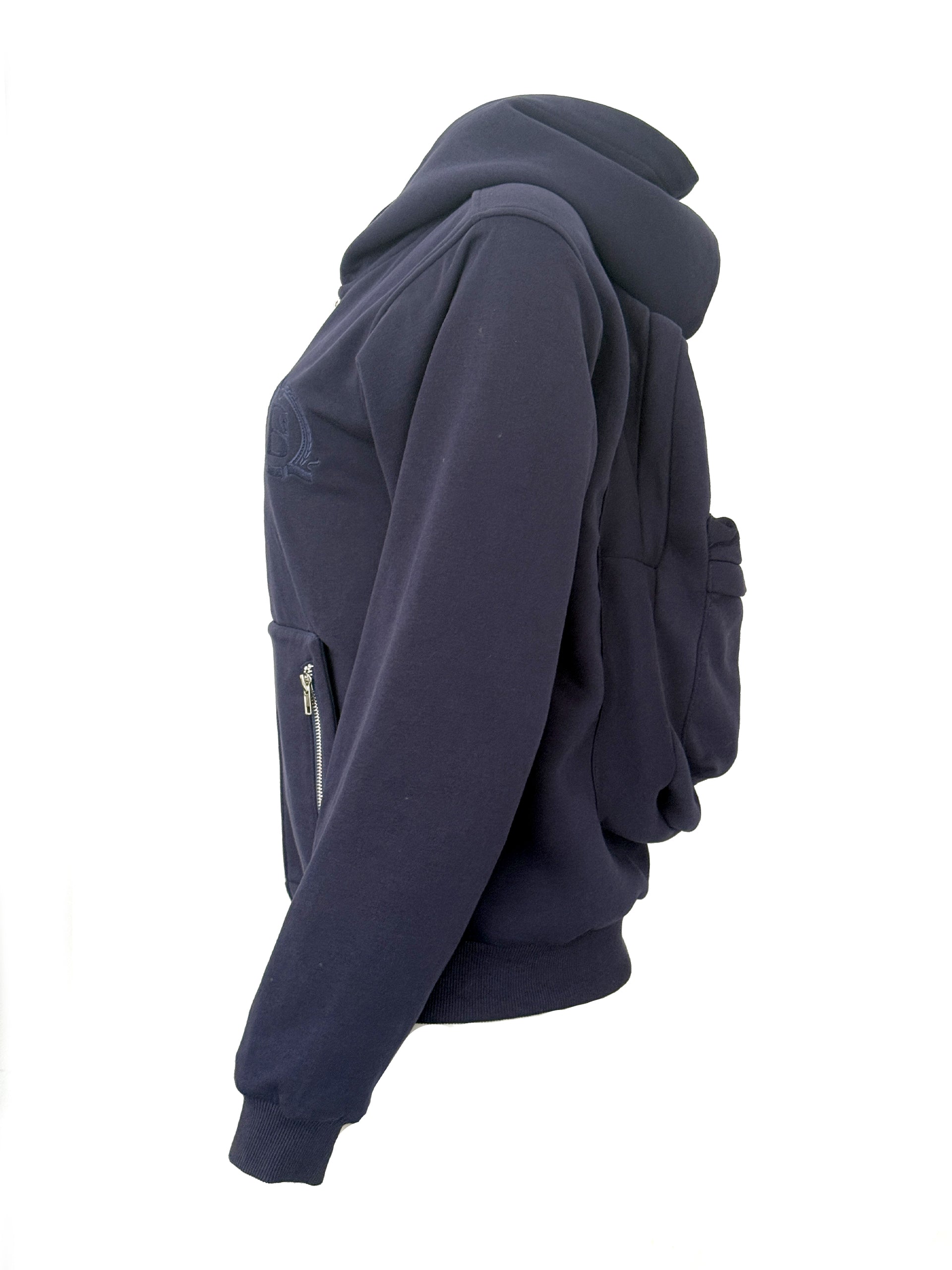 Kids Hackpack Navy Hoodie With Backpack