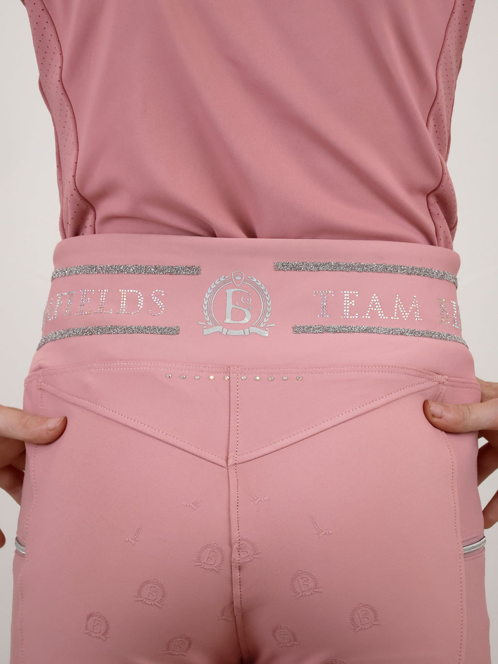 Kids Celeste Pink Crystal leggings