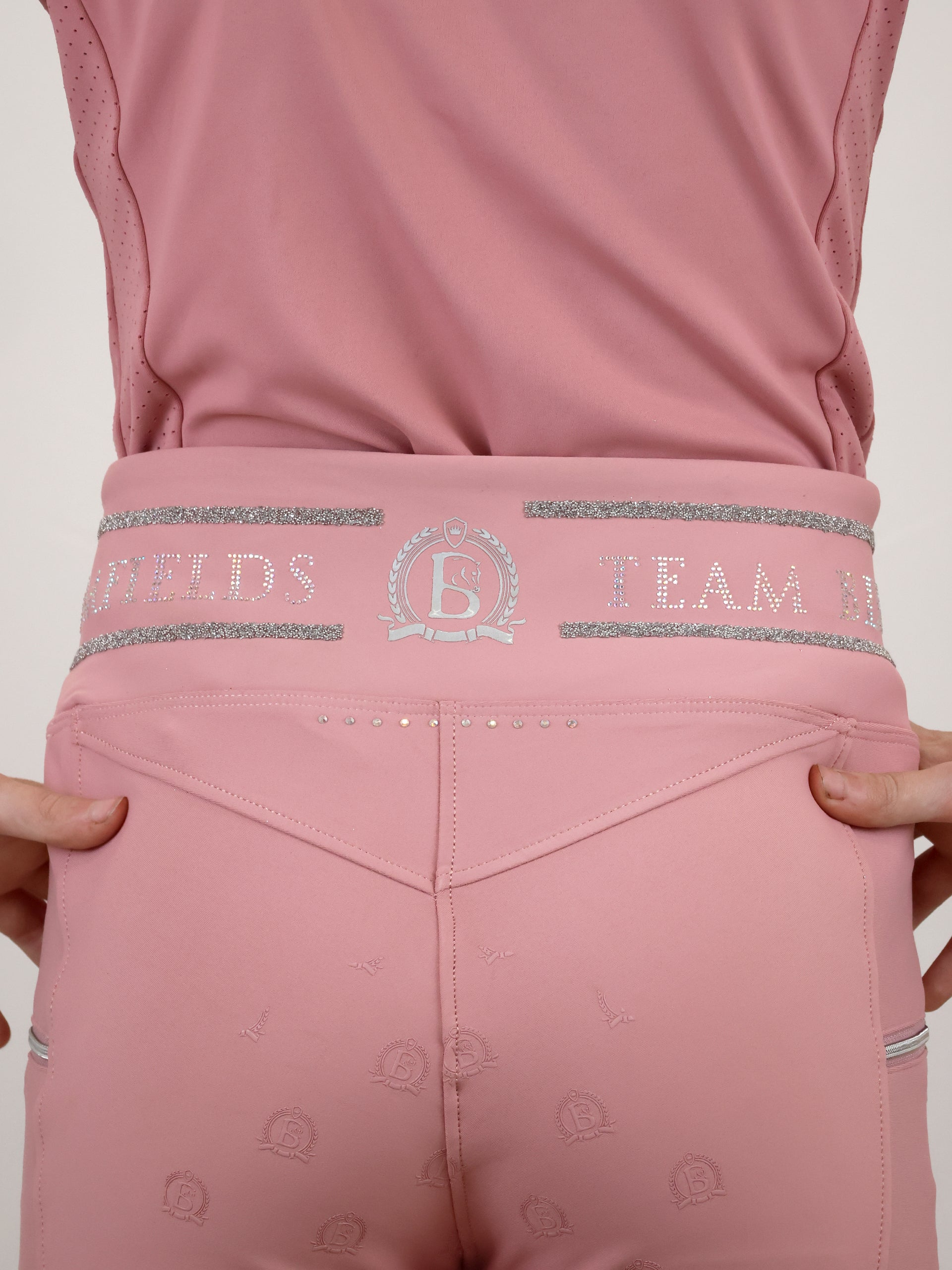 Kids Celeste Pink Crystal leggings