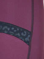 Kids Leonora Plum & Black Leggings