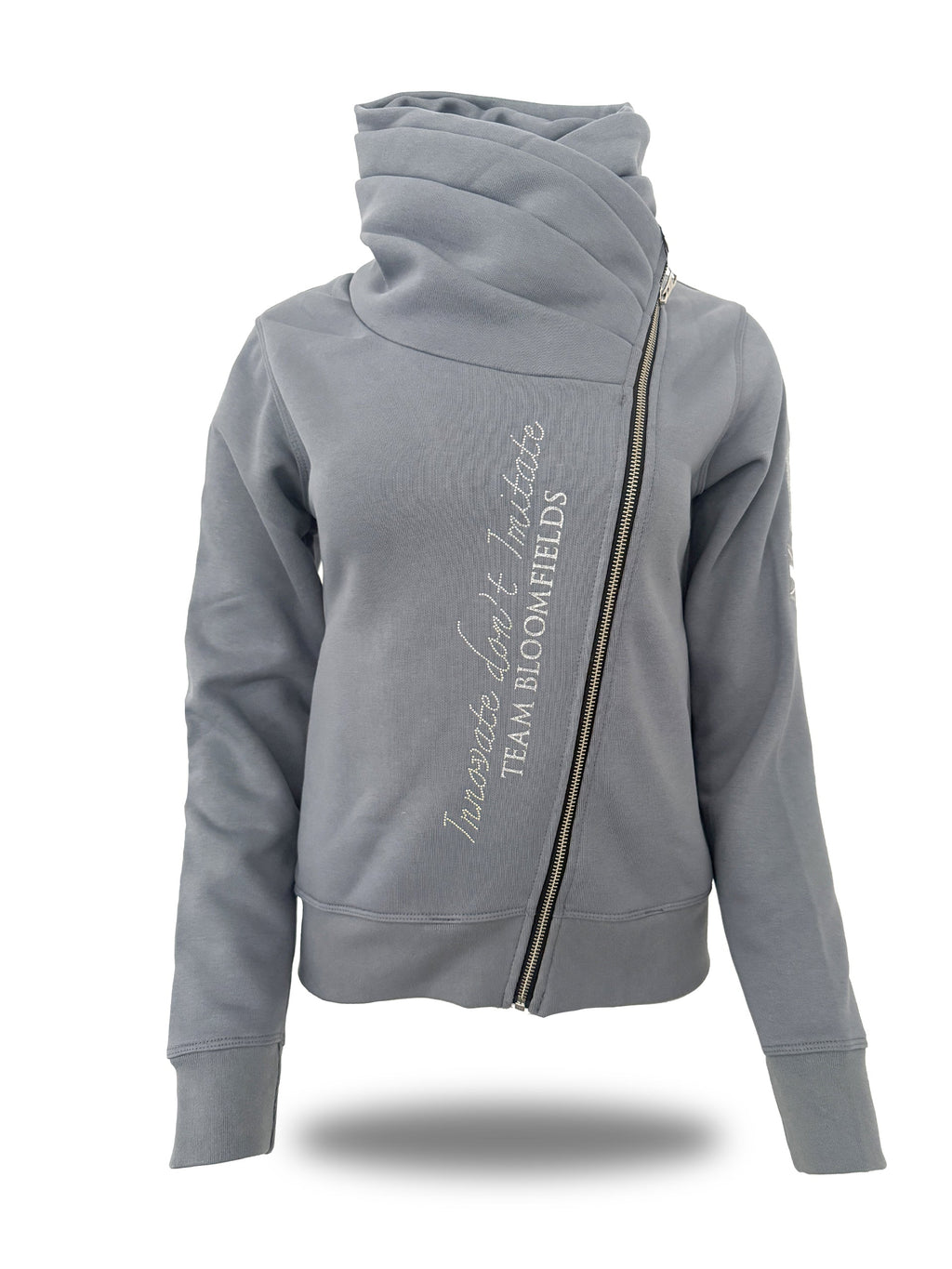Selena Grey Fleece Jacket