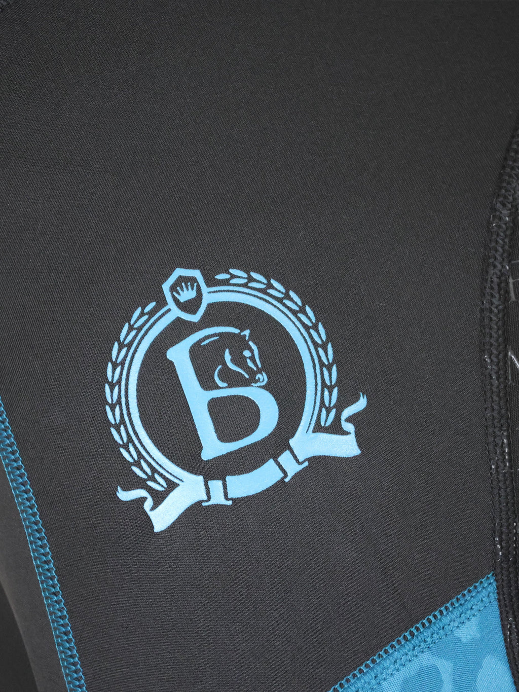 Kids Leonora Black & Peacock Leggings