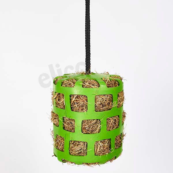 Elico Green Rubber Slow Feeder Horse Toy