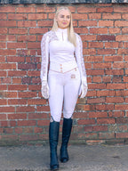 Sophia White Lace Show Shirt
