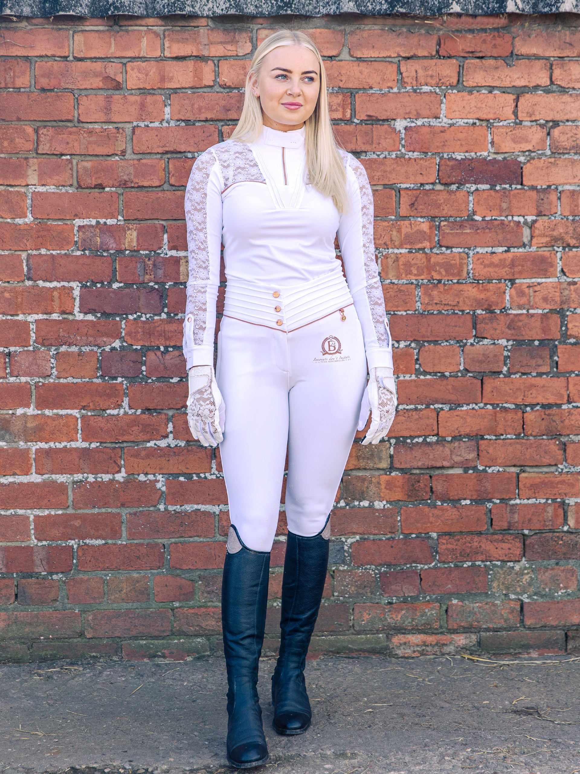 Sophia White Lace Show Shirt