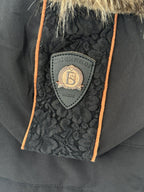 Francesca Black & Tan Lace & Fur Jacket