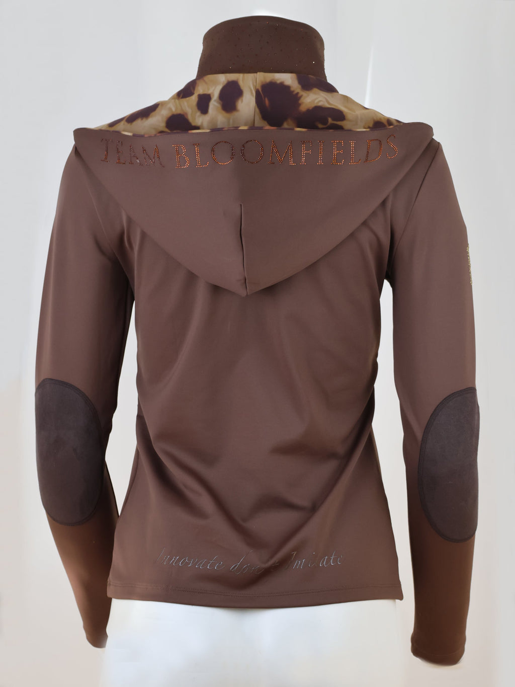 Kids Brown Jacket & Leopard Detail