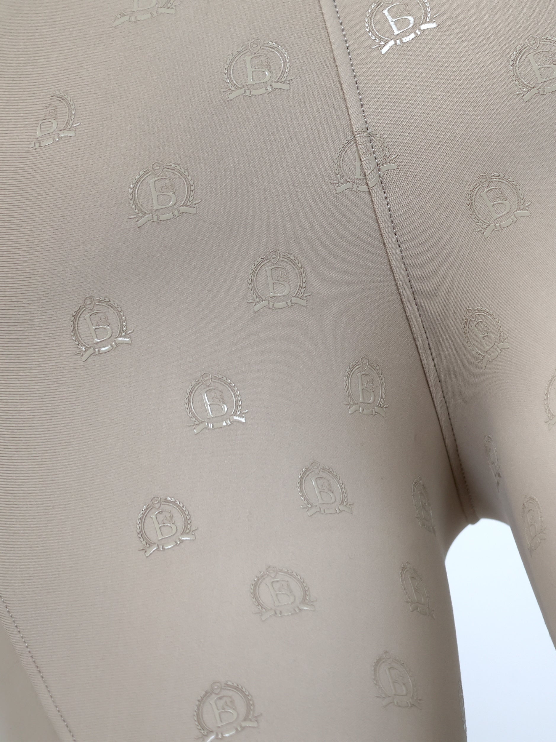 Kids Maya Beige Pleated leggings